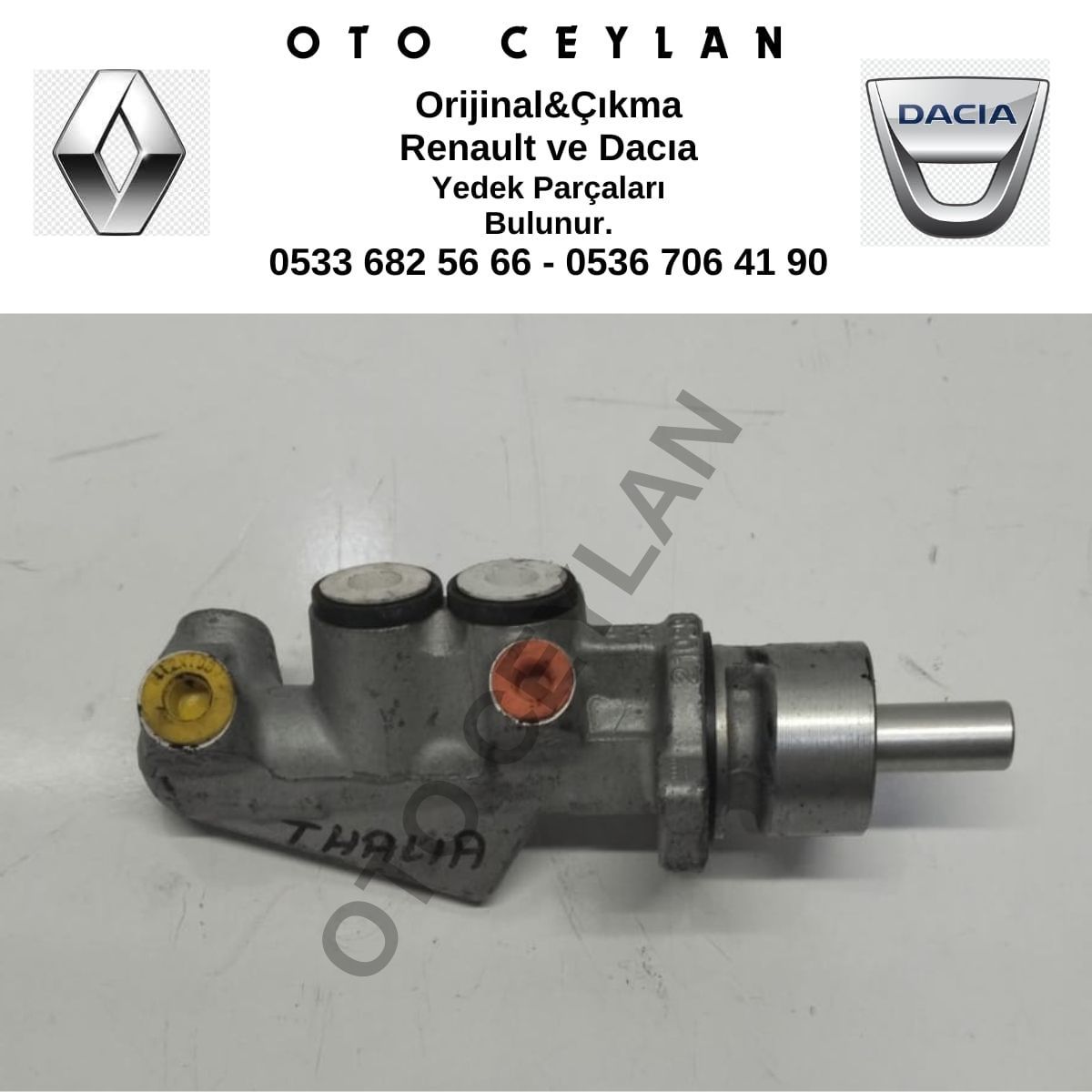 7701206313 Clıo Thalıa Fren Ana Merkez Çıkma Orijinal