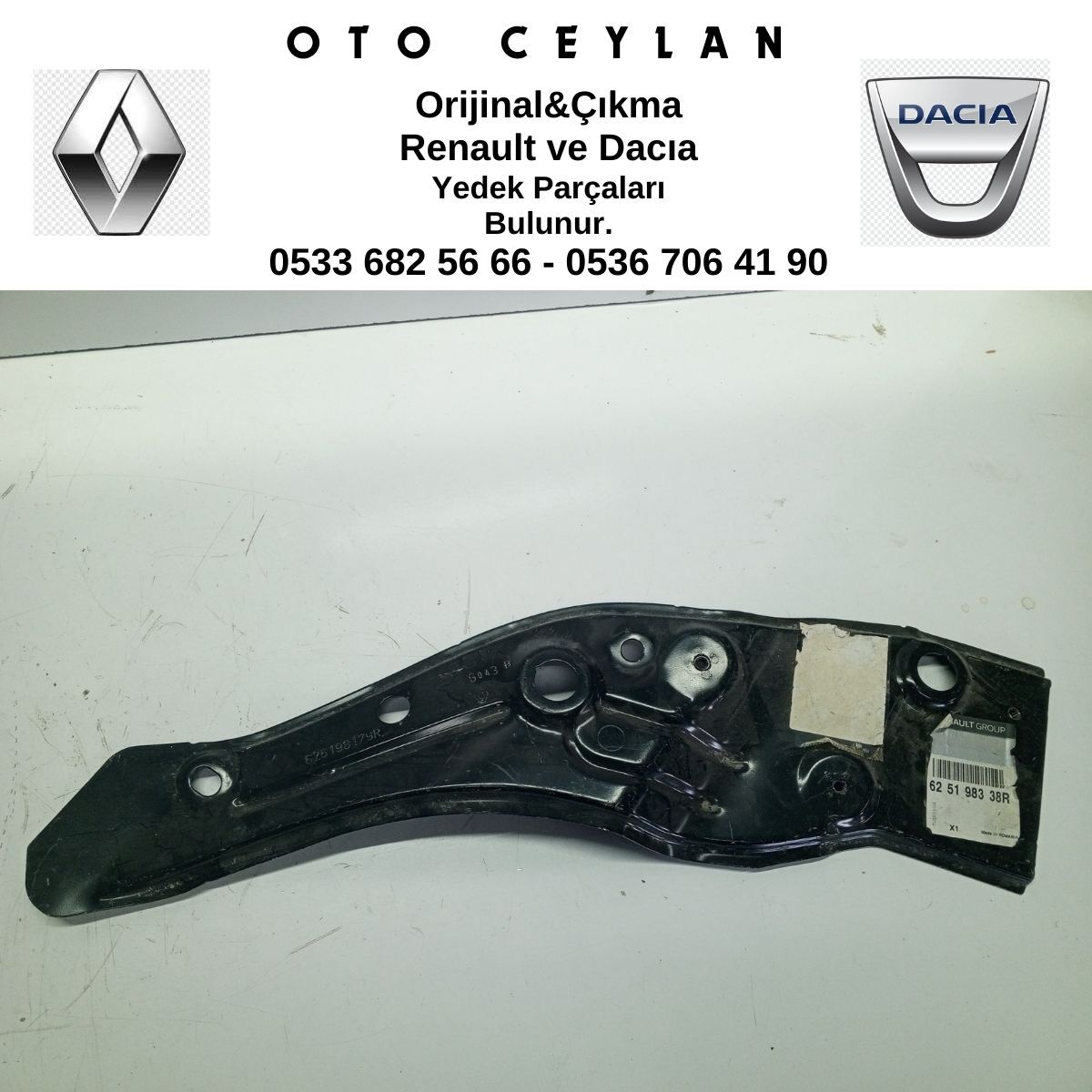 625198338R DUSTER SOL FAR YUVA SACI 2018-2024