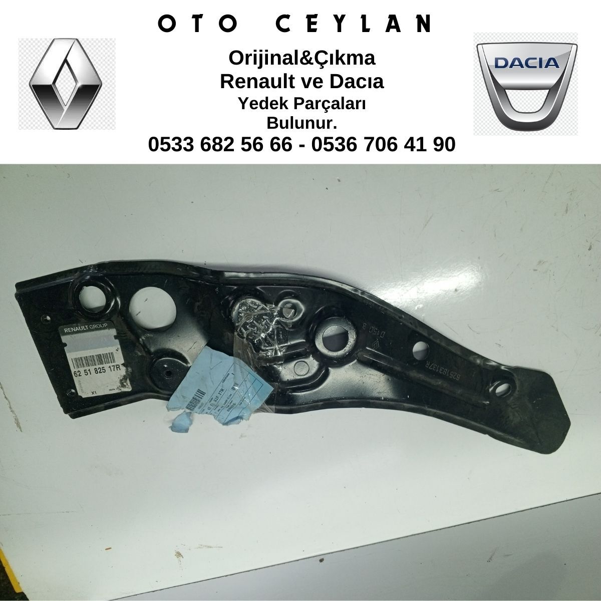 625182517R DUSTER SAĞ FAR YUVA SACI