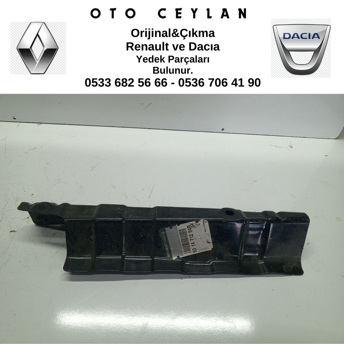 631471254R DUSTER SOL ÇAMURLUKBAĞLANTI AYAĞI SACI