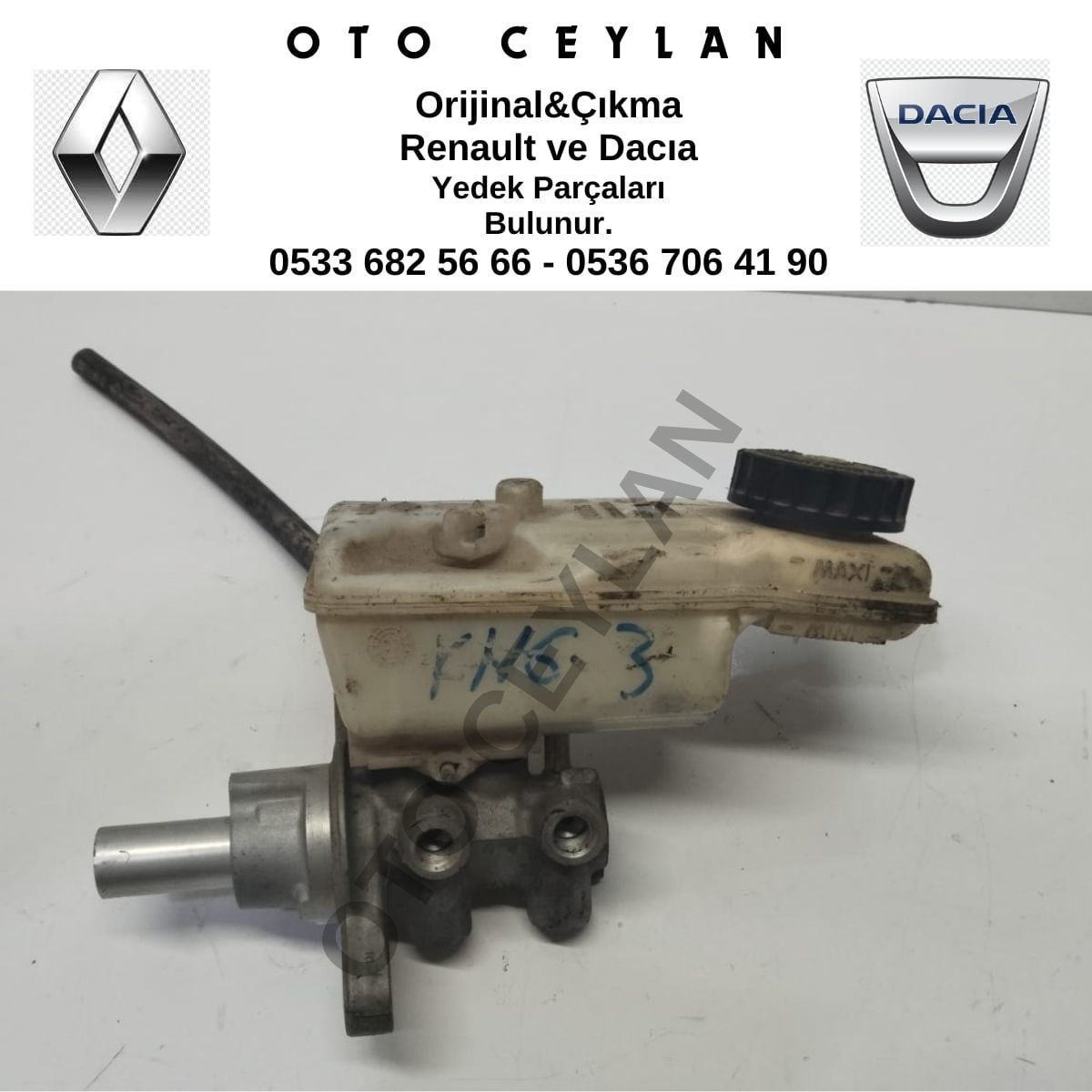 7701209764 Kangoo 3 Fren Ana Merkezi Çıkma Orijinal