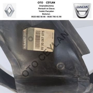 8200067075 Clıo Sağ Ön Çamurluk Sıfır Orijinal
