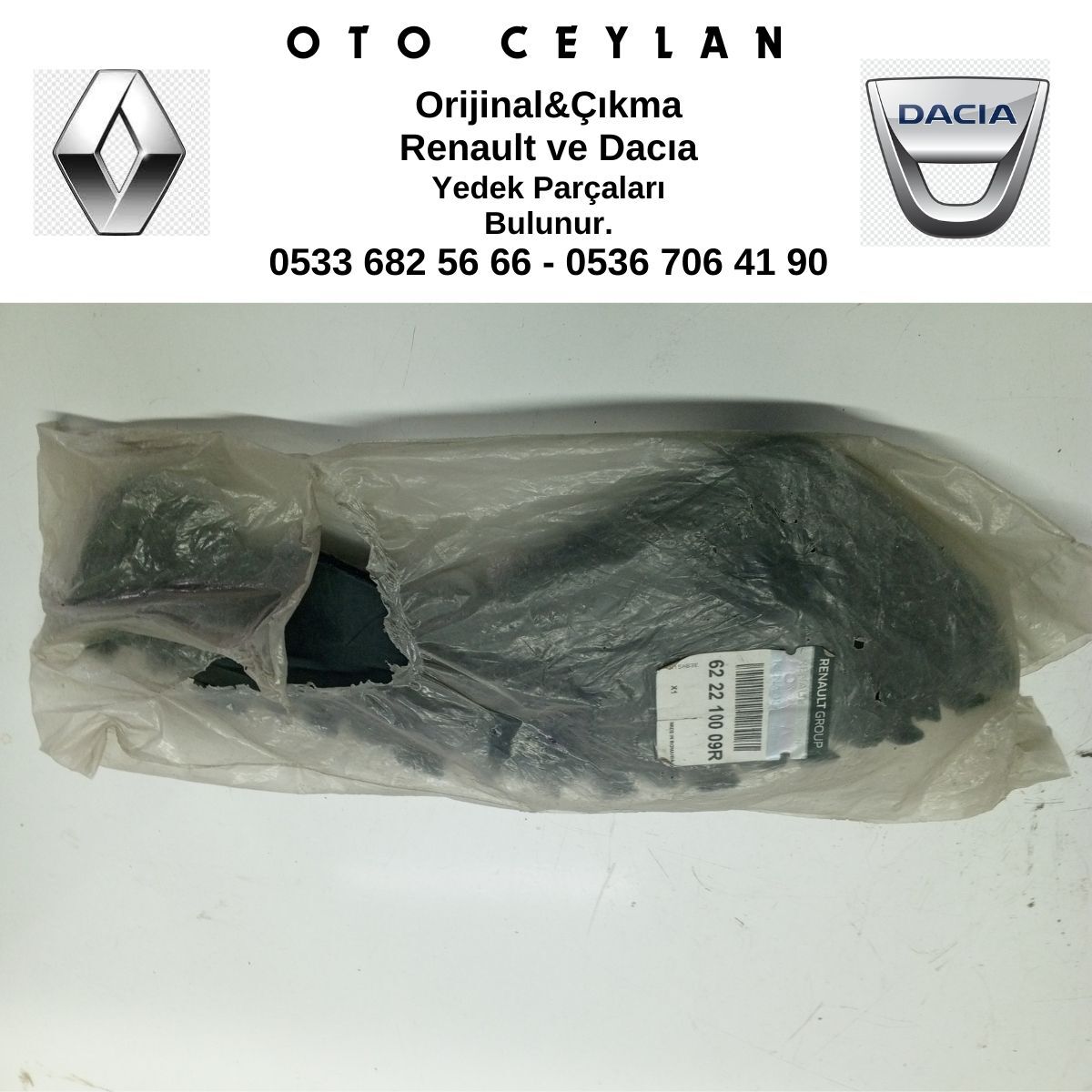 622210009R DUSTER ARKA TAMPON AYAĞI BRAKETİ SOL