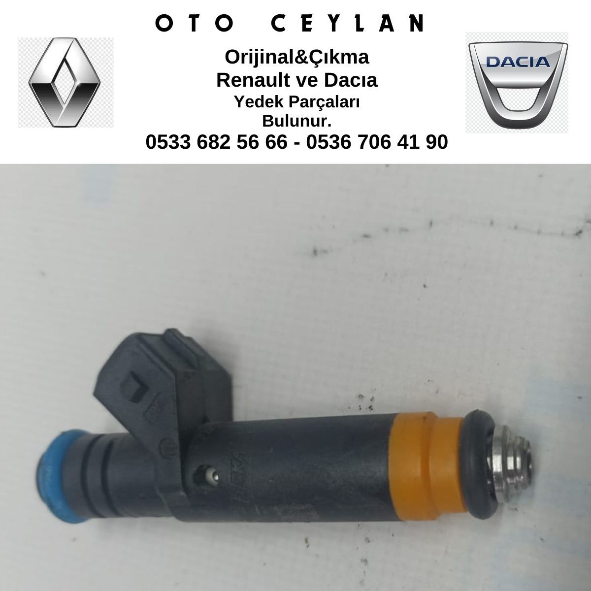 8200128961 Clio 1-2 1.4 8V Benzin Enjektörü K7J