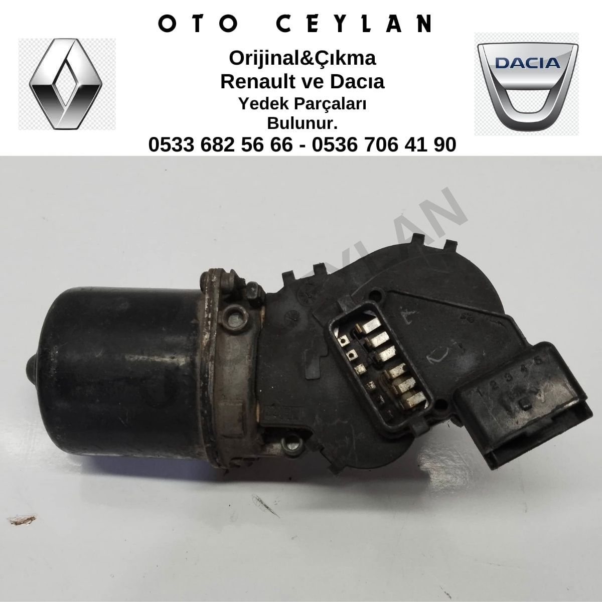 7701207956 Clio 2 Ön Silecek Motoru Çıkma Orjinal
