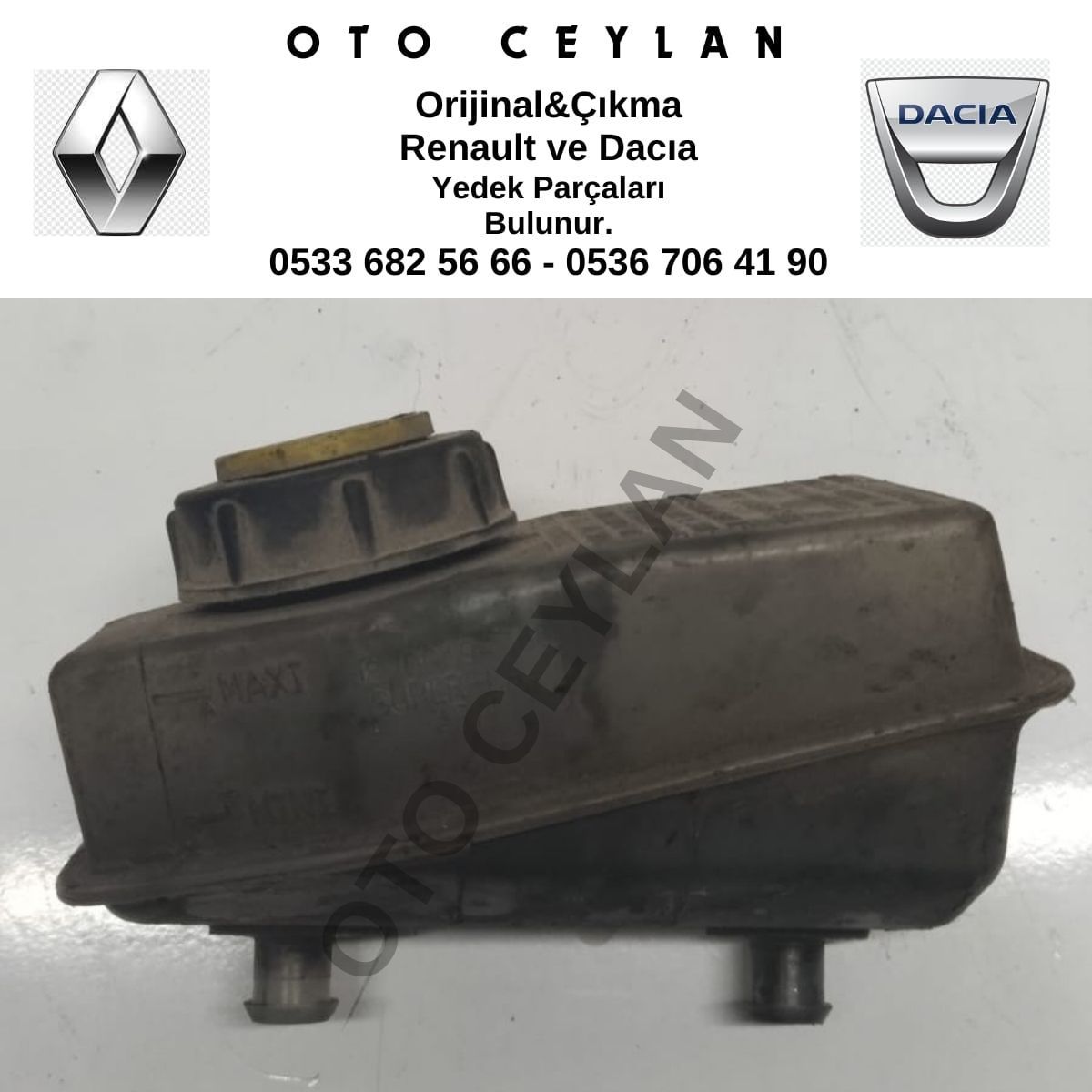 8200194766 Solenza Fren Hidrolik Deposu Çıkma Orijinal