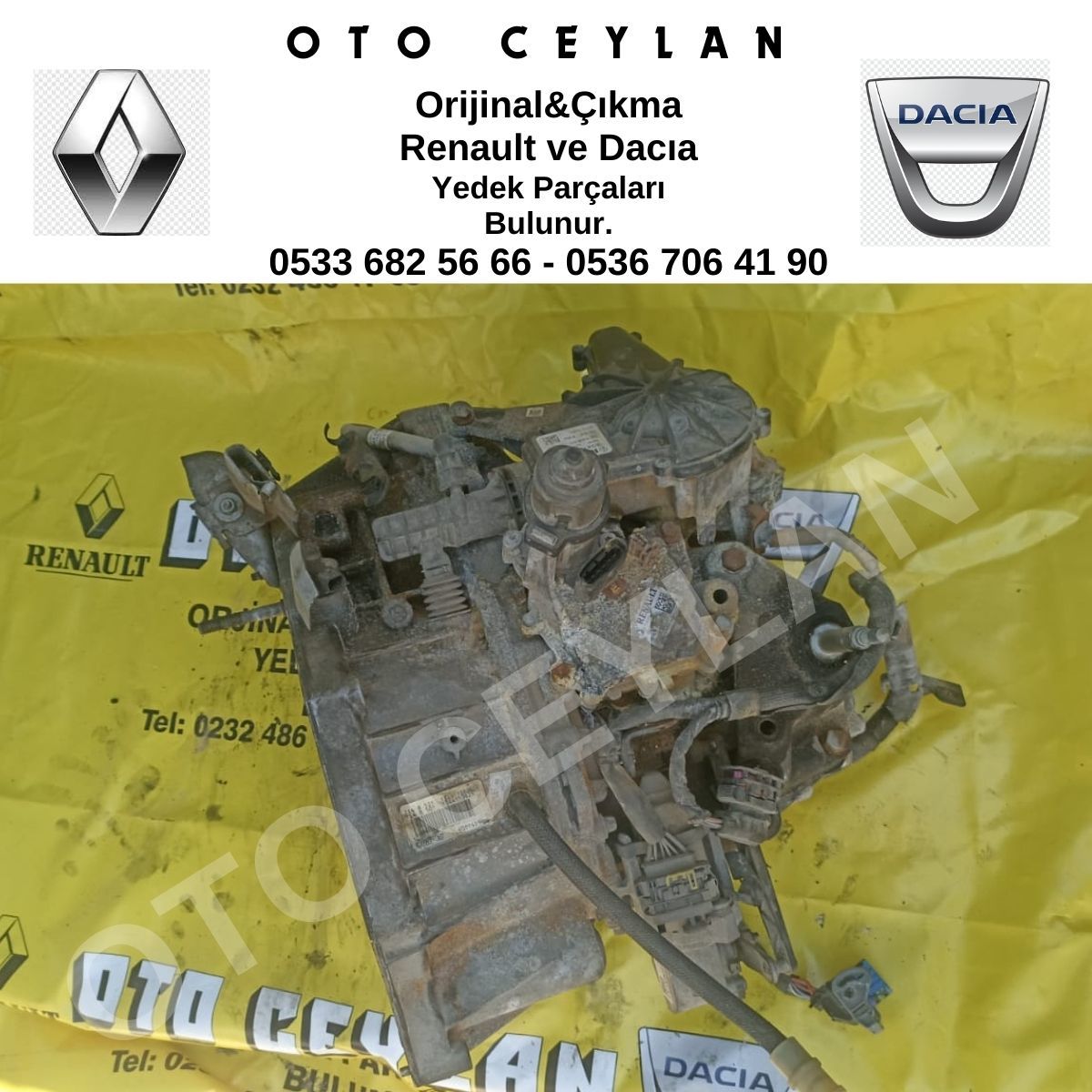 304014519R 320104625r TS4B501 Symbol Şanzıman Komple Orijinal Çıkma