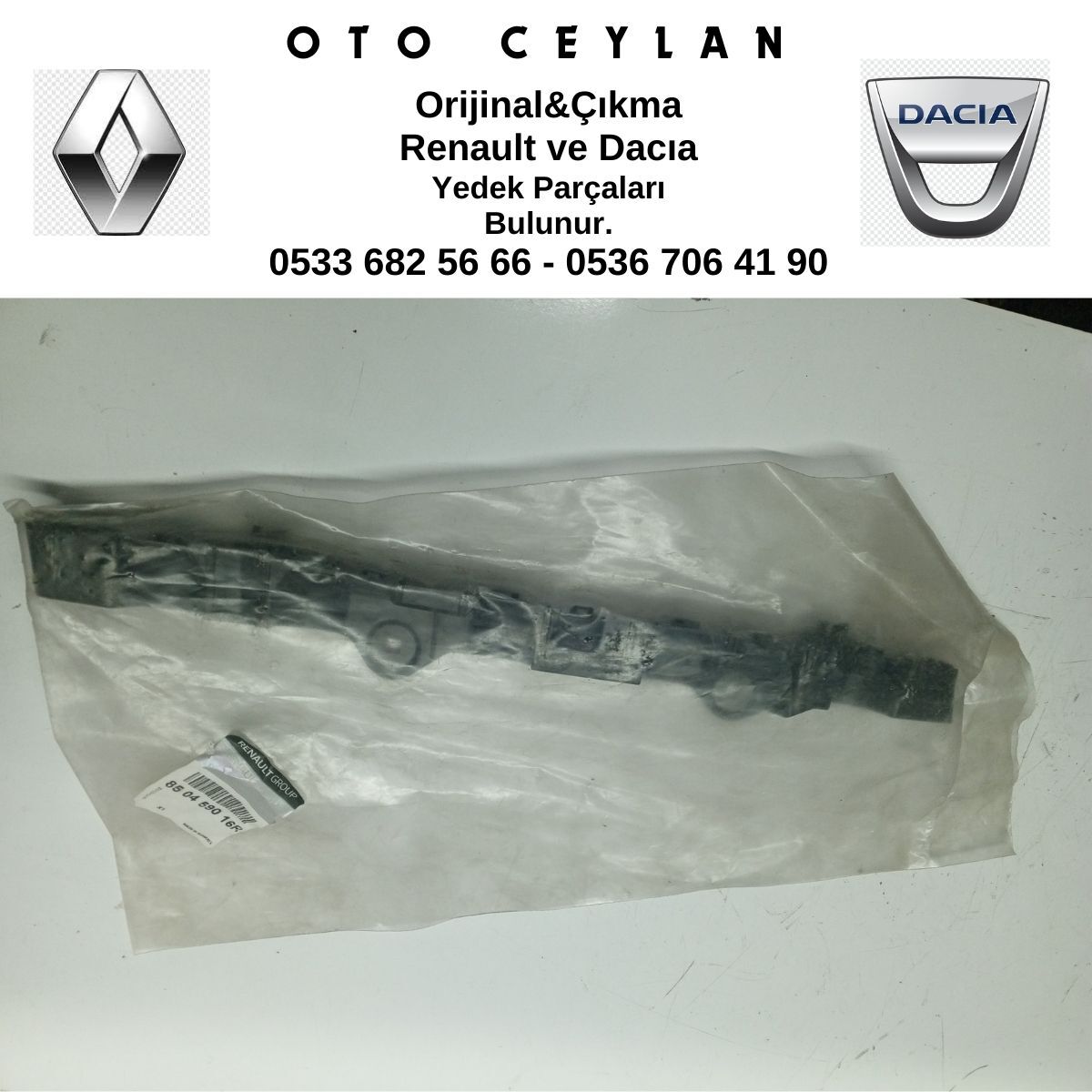 850459016R TALIANT ARKA TAMPON BRAKETİ SOL