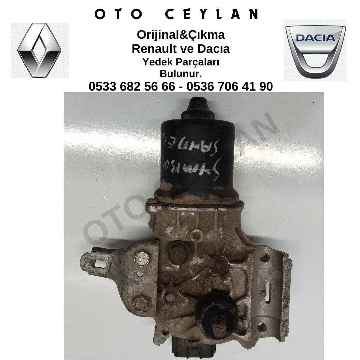 Sandero Silecek Motoru Çıkma Orjinal