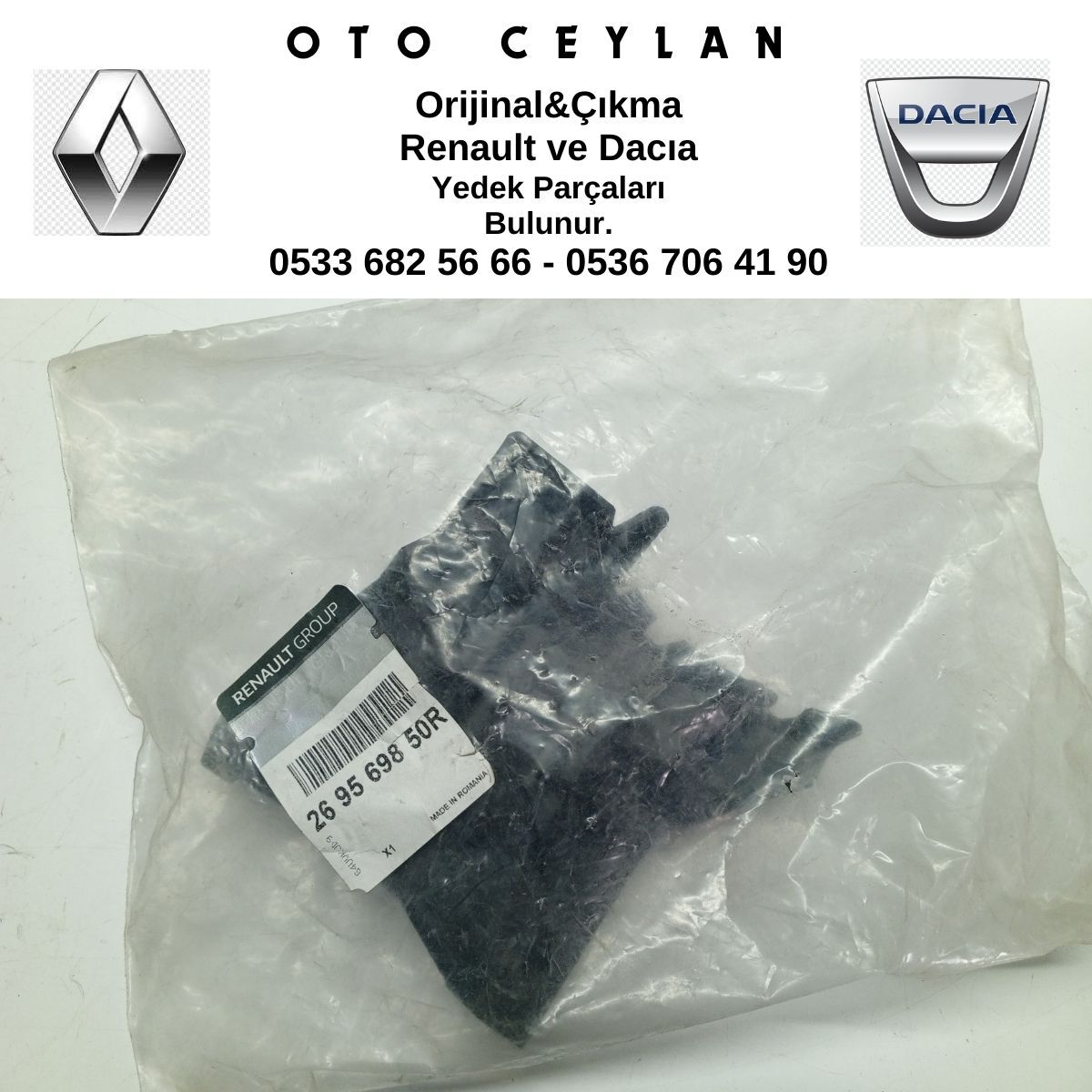 269569850R SANDERO 3 ARKA SOL STOP ALT BAKALİTİ