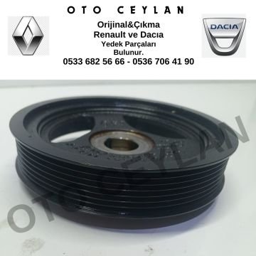 123033842R Clio 5 Megane 4 Krank Kasnağı 1.0 Tce H4D Orijinal Çıkma