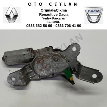 7700421655 Megan 1  SW Arka Cam Silecek Motoru Çıkma Orjinal
