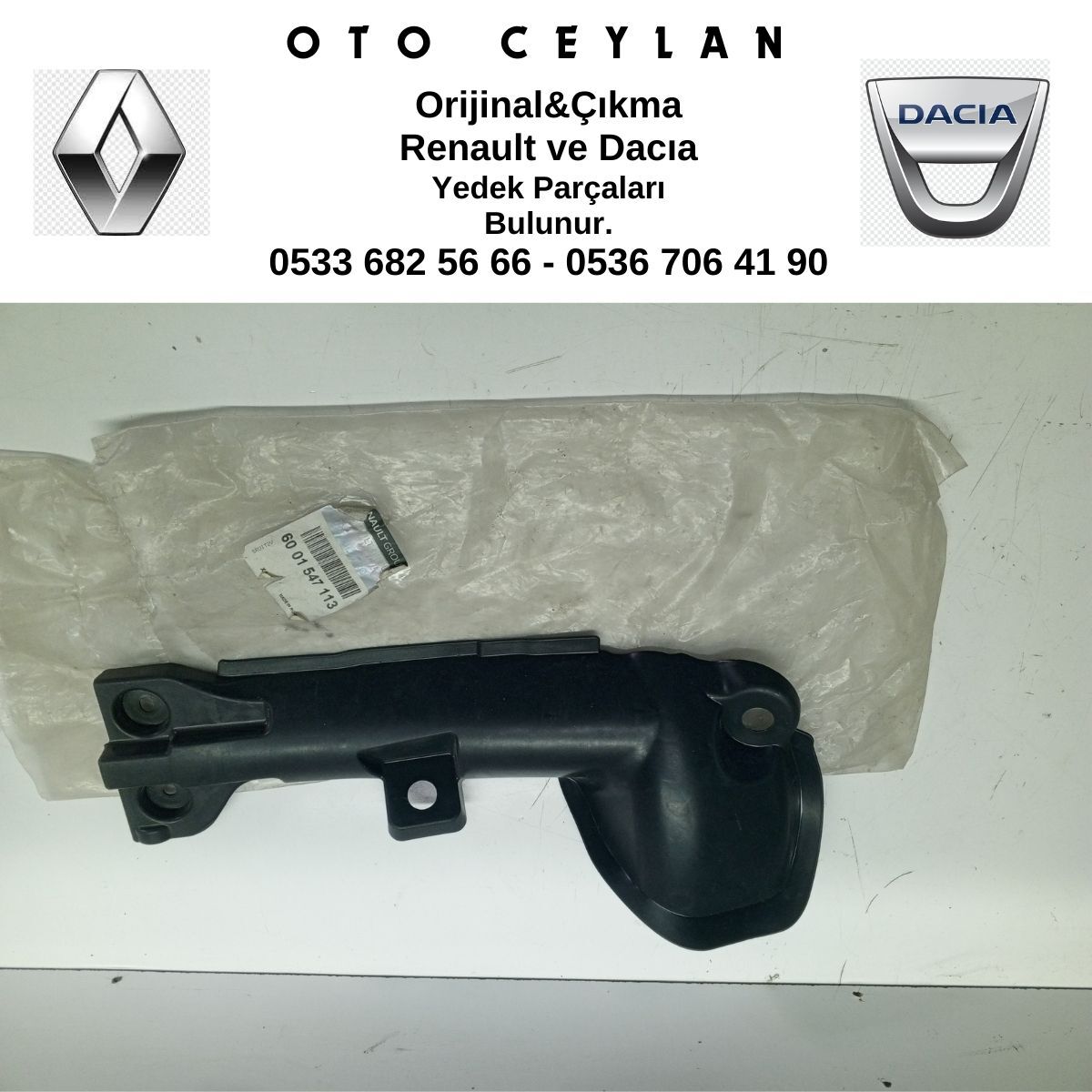 60015477113 DUSTER ARKA ÇAMURLUK DAVLUMBAZI SAĞ