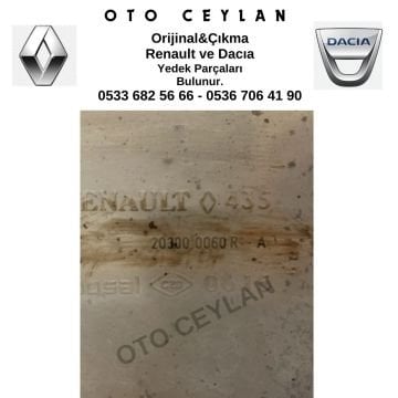 203000060R Megane 3 Egsoz Borusu Orijinal Çıkma