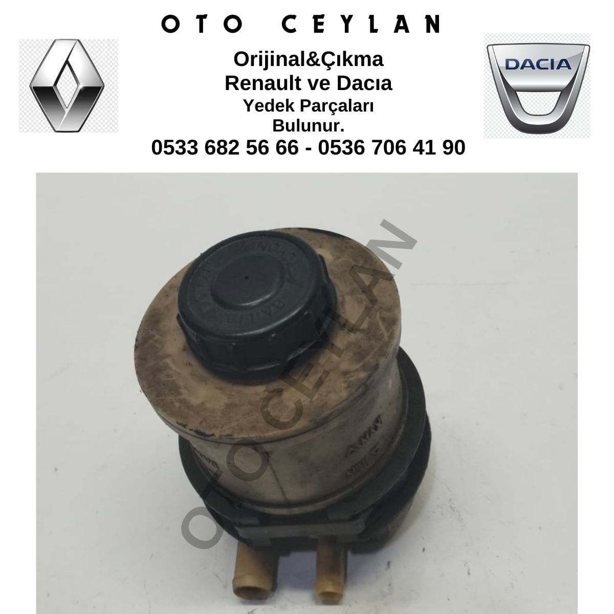 7700795347 Megan Hidrolik Direksiyon Deposu Çıkma Orijinal