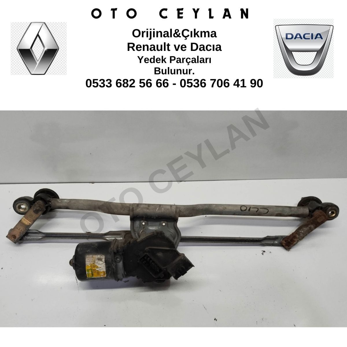 8200264711 Clio 2 Ön Cam Silecek Çıkma Orjinal