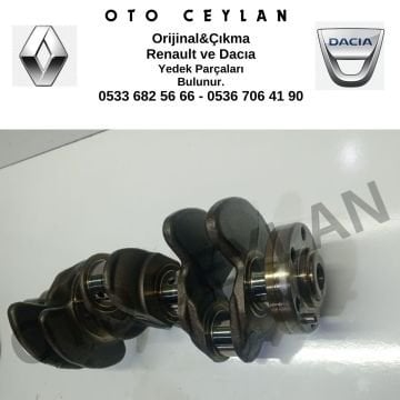 123037616R Clio 5 Duster 2 Krank Kasnağı 1.0 Tce H4D Orijinal Çıkma
