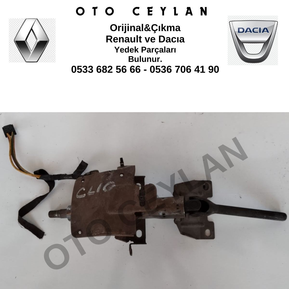 Clio Direksiyon Mili Mafsallı Orijinal Çıkma