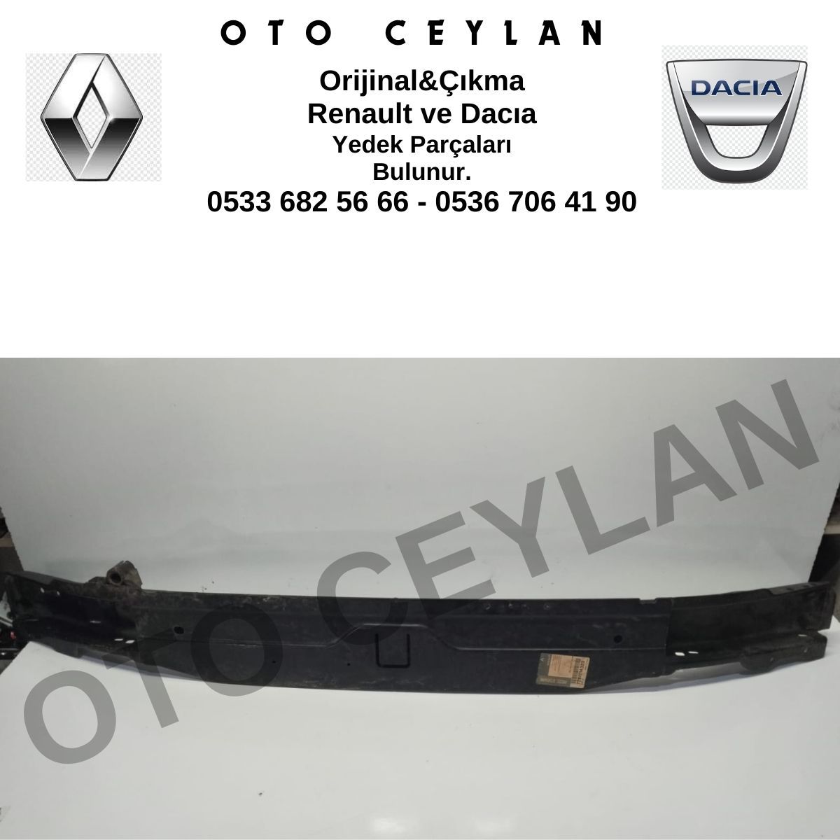 7751714320 Clio Ön Tampon Demiri Sıfır Orijinal