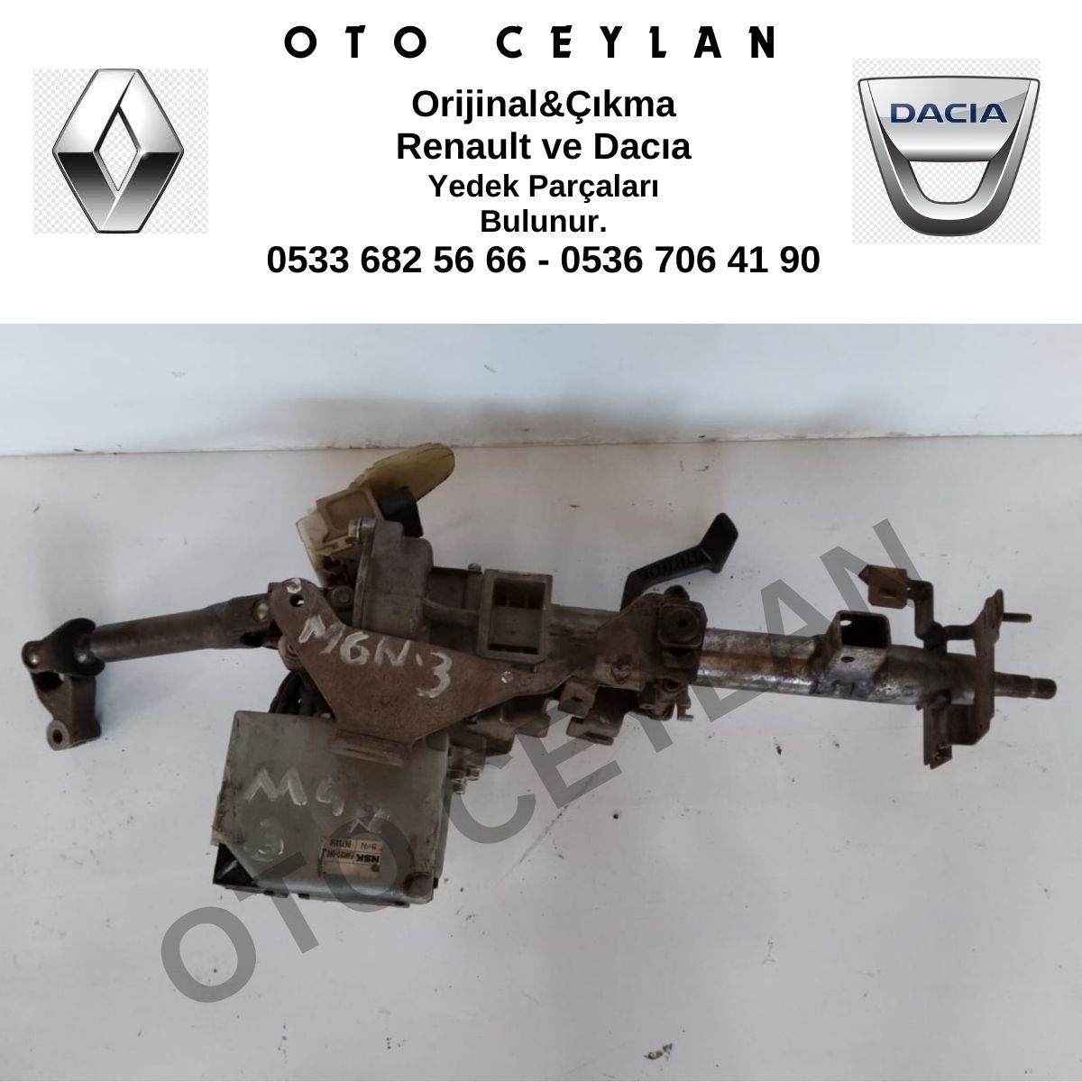 488101498R Megane 3 Direksiyon Pompası Orijinal Çıkma