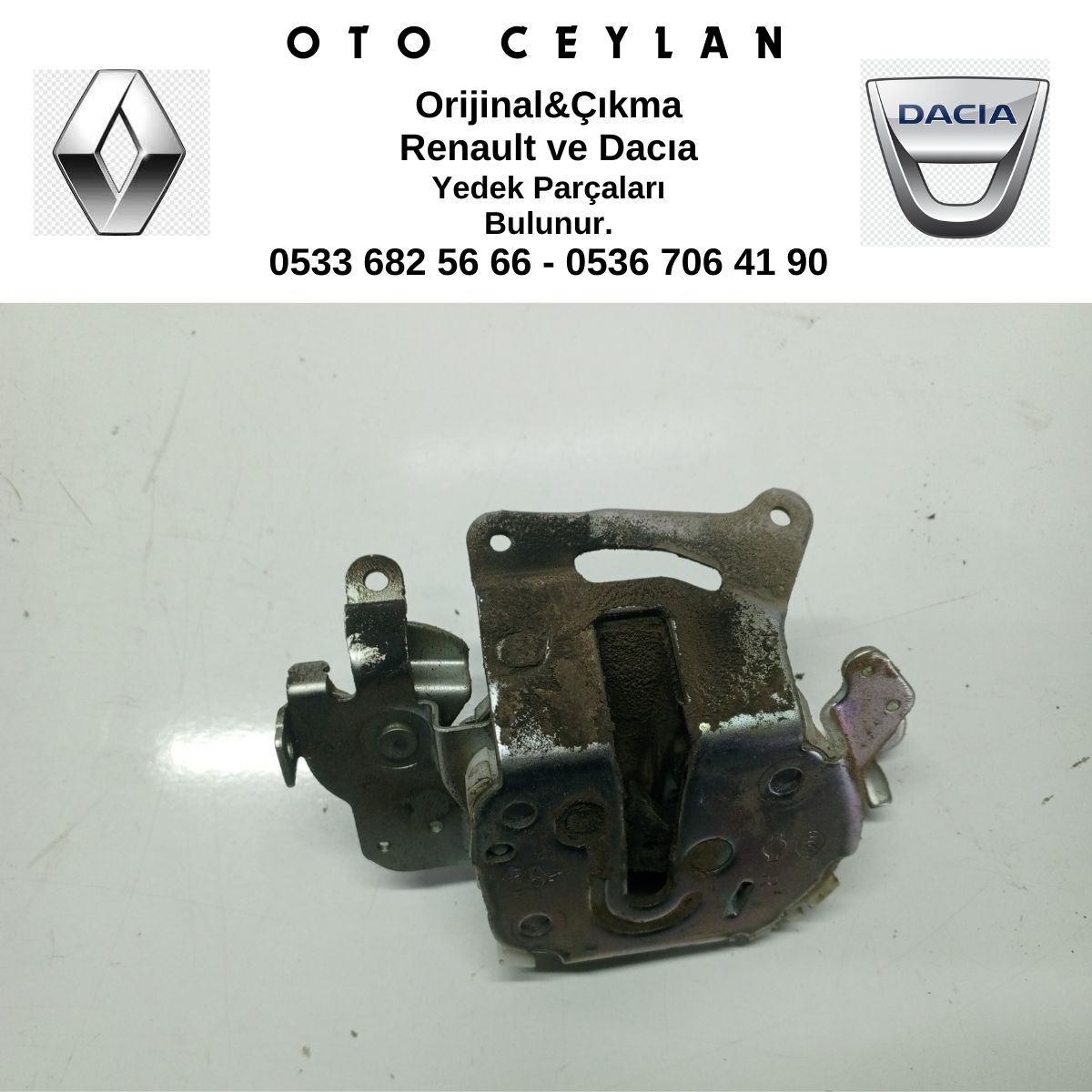 825087319R DOKKER SAĞ ARKA KAPI KİLİDİ ORİJİNAL ÇIKMA