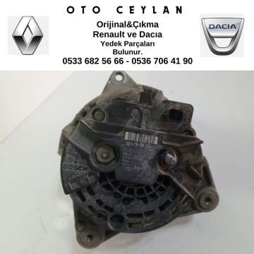231008578R Megane 3 Clio 3 Şarj Dinamosu 1.6 K4M Orijinal Çıkma