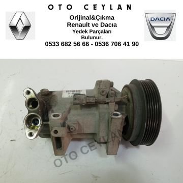 8201025121 Fluence Yeni Sandero Klima Kompresörü Orijinal Çıkma
