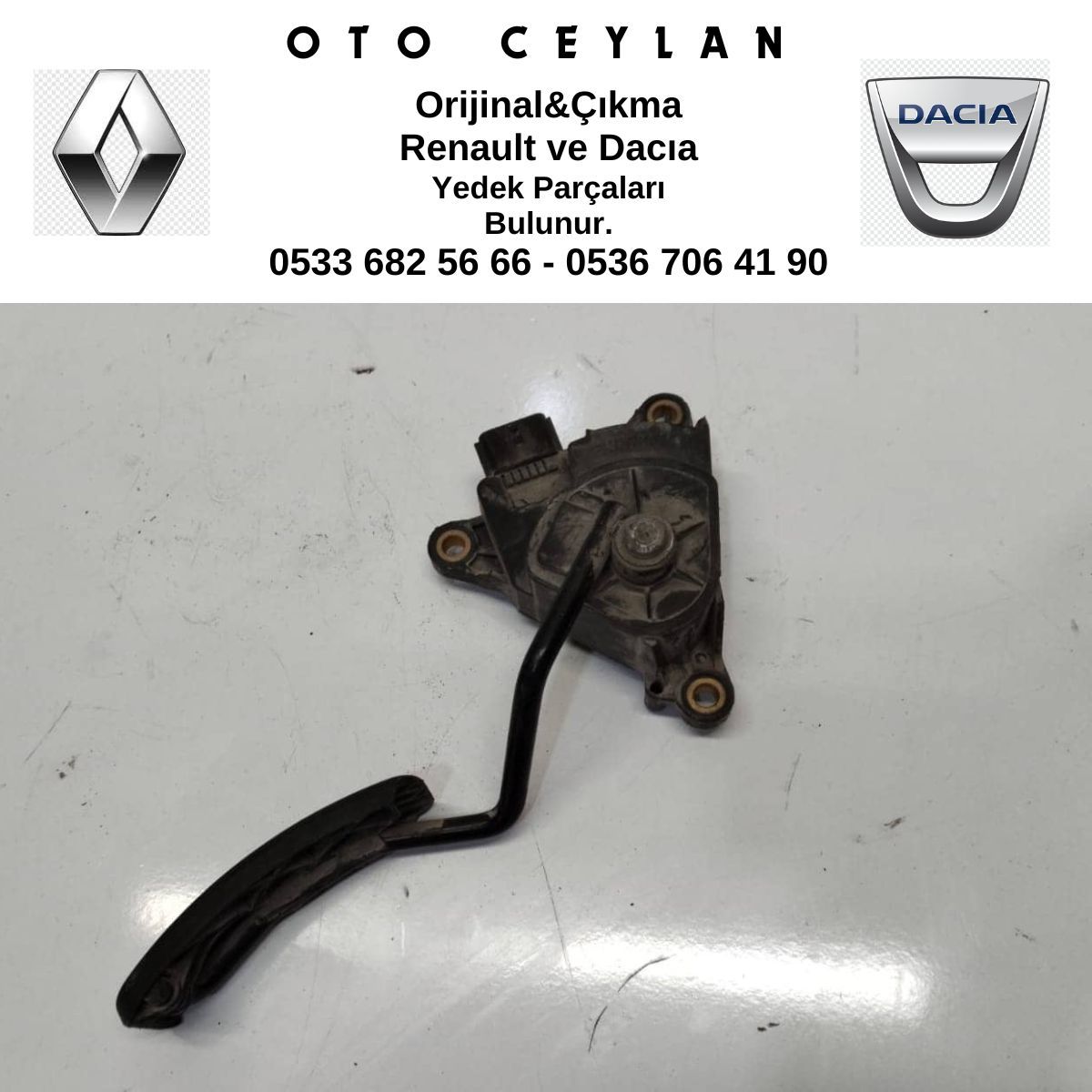 8200436864 Kangoo 3 Gaz Pedalı Çıkma Orijinal