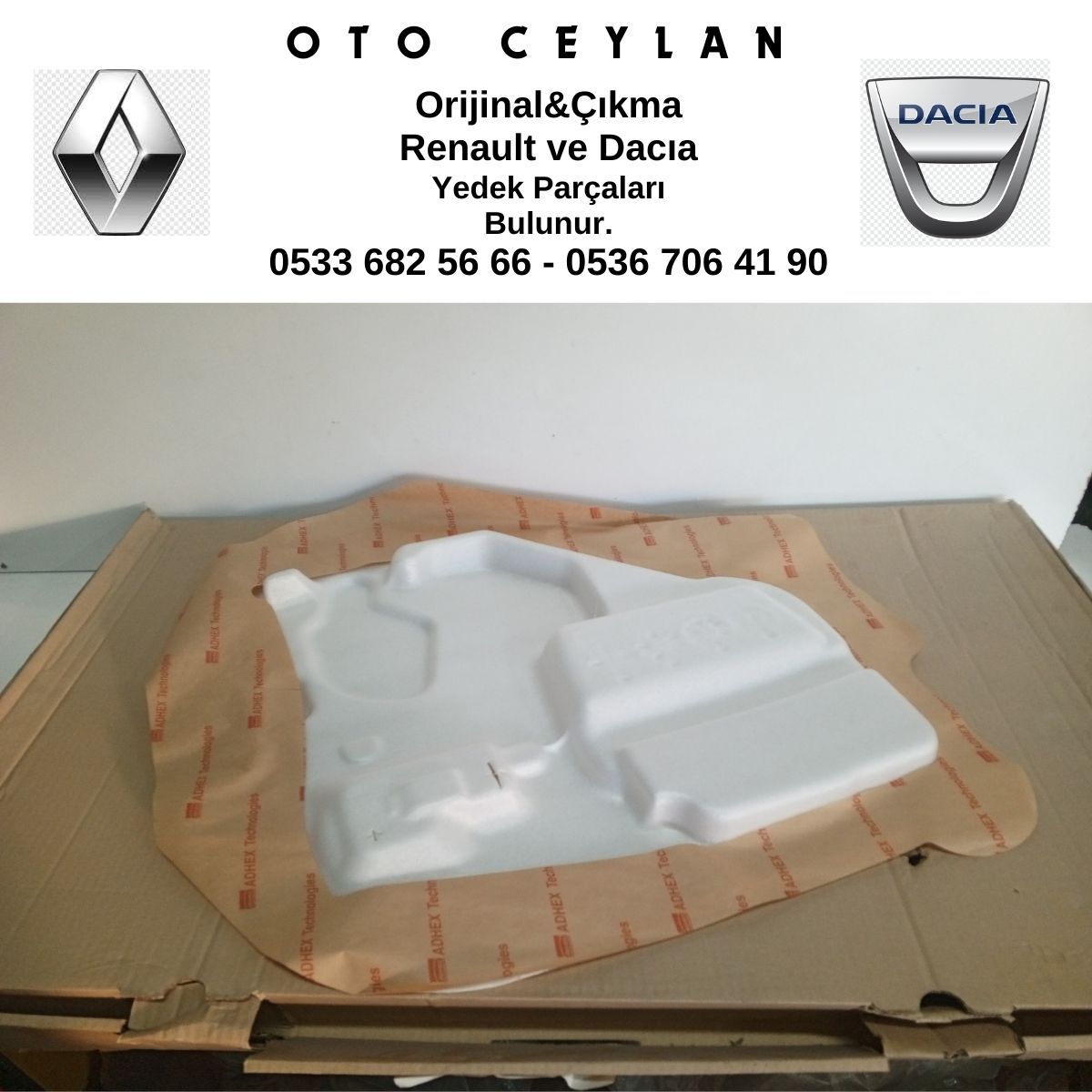 828643427R KANGOO SAĞ ARKA İÇ MUHAFAZA SIFIR ORİJİNAL