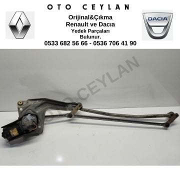 7700834388 Megan 1 Silecek Motoru Mekanizması Çıkma Orjinal