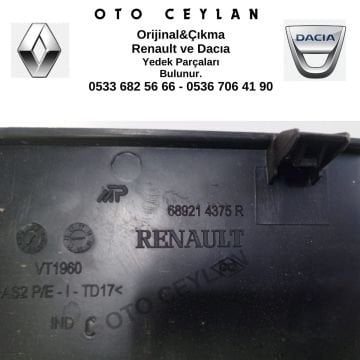 689214375R Duster 2018 Sol Göğüs Yan Kapağı Orijinal Çıkma
