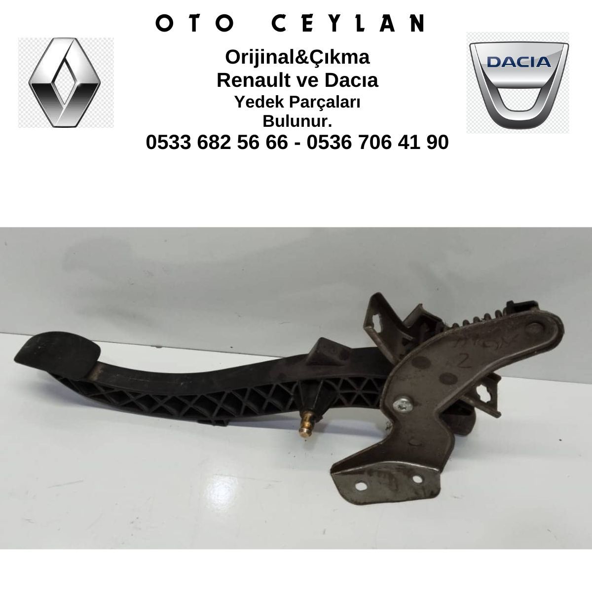 8200703089 Megan 2 Debriyaj Pedalı Çıkma Orijinal