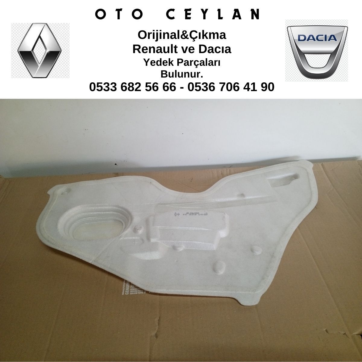828643900R KADJAR SAĞ ARKA KAPI PANO DEFLEKTÖRÜ SIFIR ORİJİNAL