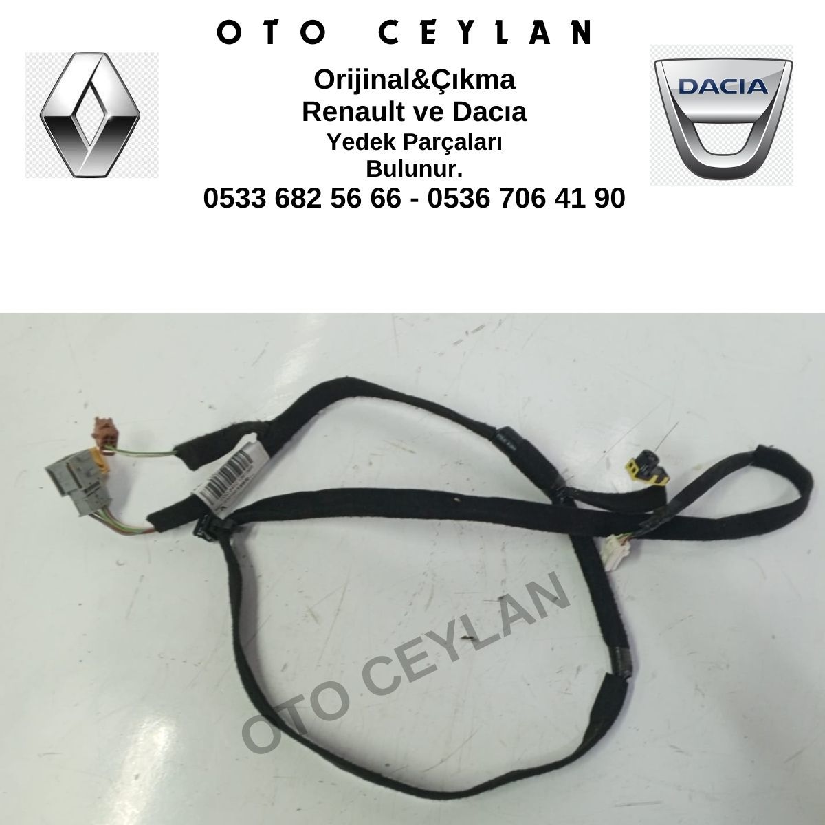 240139159R Lodgy Duster Göğüs Tesisatı Orijinal Çıkma