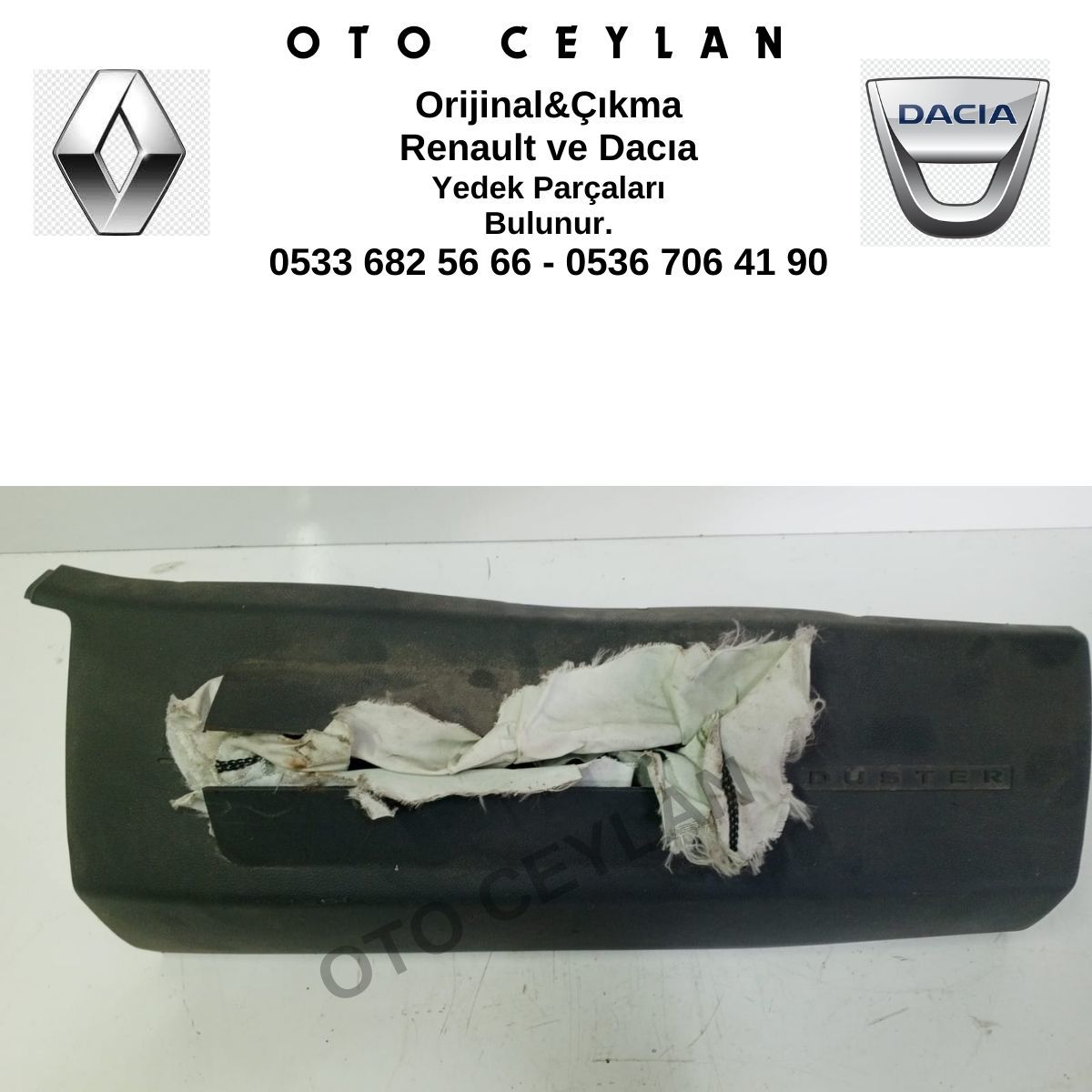 Duster Yolcu Airbag Orijinal Çıkma