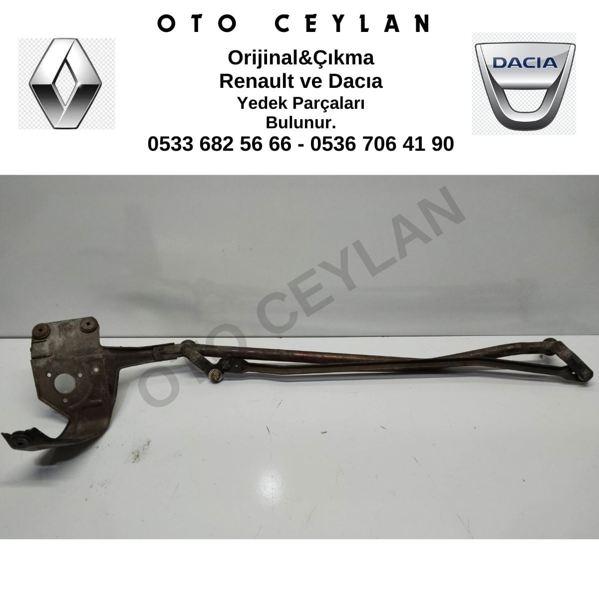 R19 Silecek Mekanizması Çıkma Orjinal