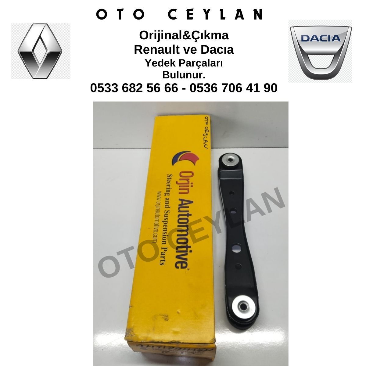 7700543148 Orjin RN016 Renault 12 Antipanten Kolu Sıfır Yan Sanayi
