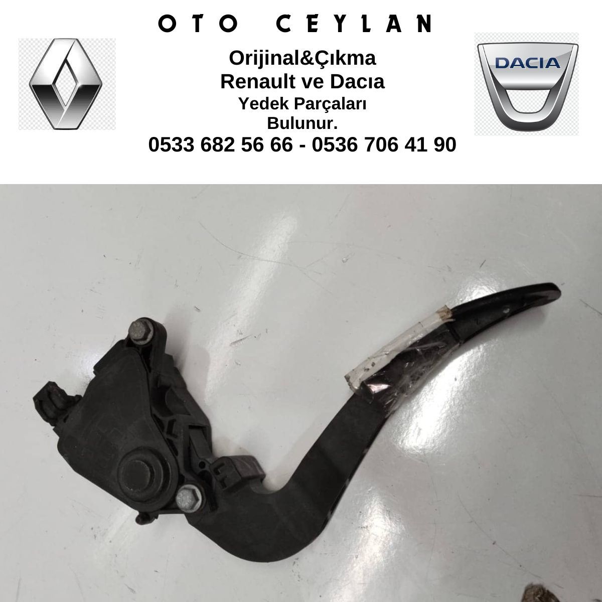 180026830R Megan 4 Talısman Hız Pedal Kaptörü Çıkma Orijinal