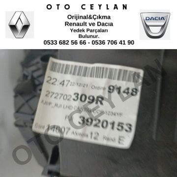 272702309R Sandero 3 2022 Kalorifer Gümbeti Orijinal Çıkma