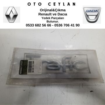 8200112599 TRAFIC MONOGRAM YAZI SIFIR ORİJİNAL