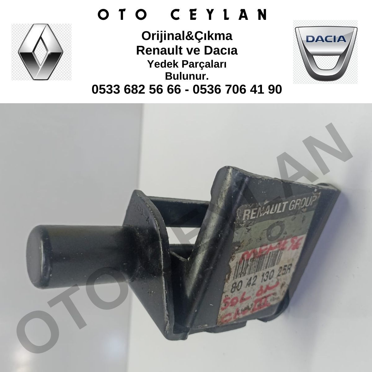 804213025R Clio 3 Sol Ön Kapı Menteşesi Sıfır Orjinal