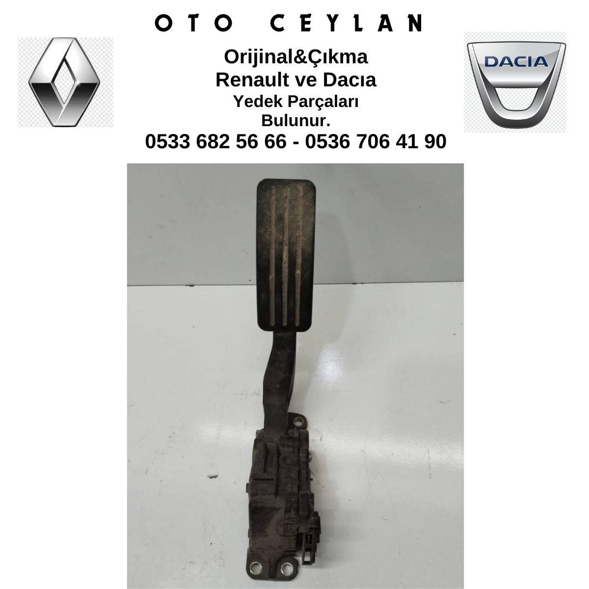 8200386506 Logan Sandero Gaz Pedalı Çıkma Orijinal