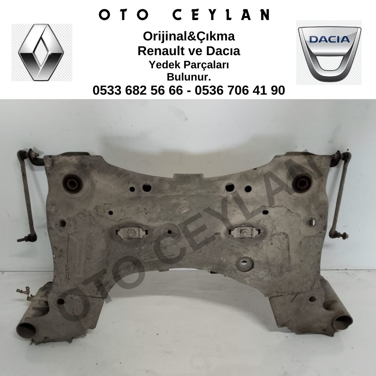 544010579R Megane 3 Motor Beşiği Orijinal Çıkma