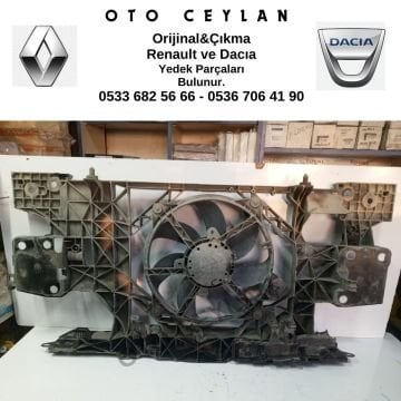 214814048R Megane 3 Fan Komple Orijinal Çıkma