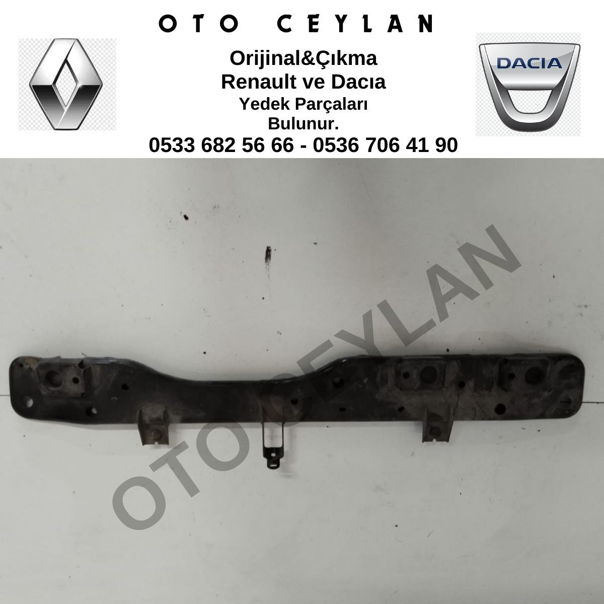 544104EA1C Kadjar Radyatör Alt Traversi 2015-2022 Orijinal Çıkma