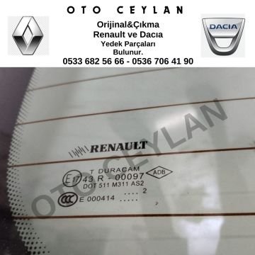 43R00097 Clio Arka Cam Orijinal Çıkma