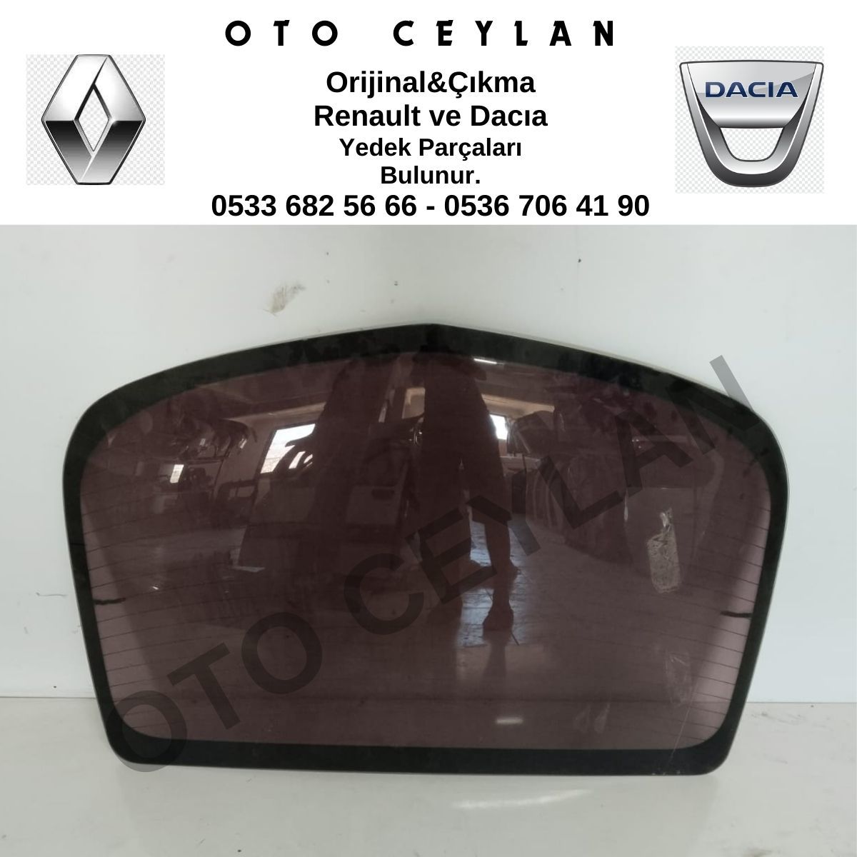 Megane 2 Arka Cam Orijinal Çıkma