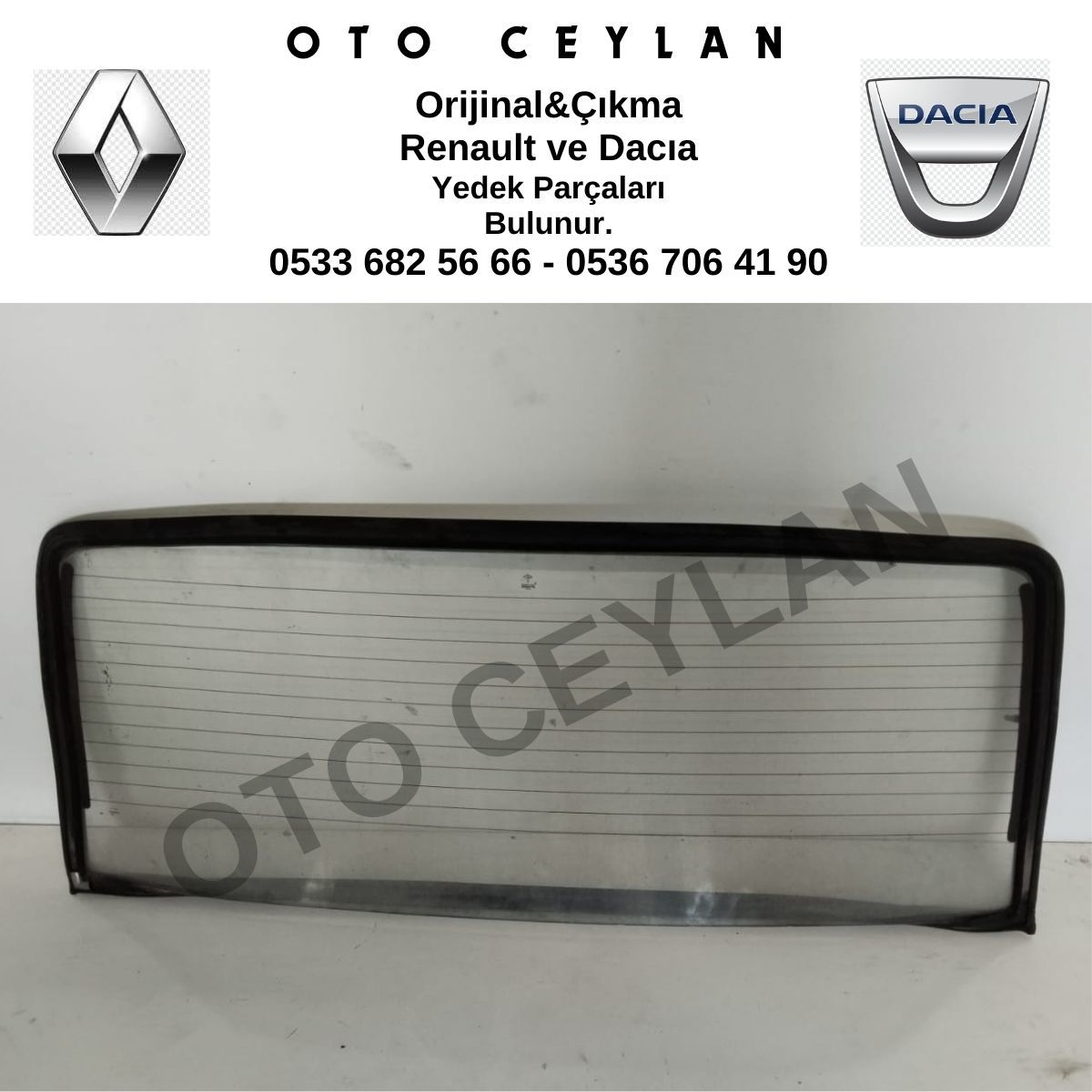 R.9 Arka Cam Orijinal Çıkma