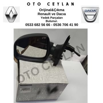 963021832R Sandero Sol Dış Dikiz Ayna Manuel Sıfır Orijinal