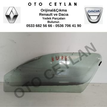 Megane Coupe Sol Ön Kapı Camı Orijinal Çıkma